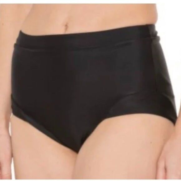 PrAna NWT Sz XL Black Milan High Waist Bikini Bottom - Picture 4 of 7